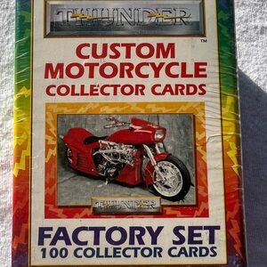 Thunder Custom Motorcycle Collector Cards Factory Set 100‎ - Completely Sealed